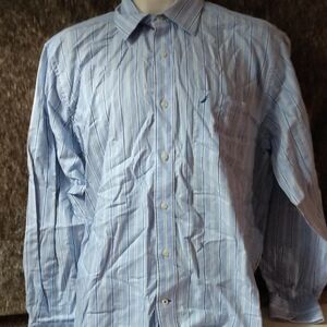 Men's Blue Striped Shirt